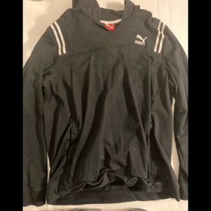 Puma black hoodie large